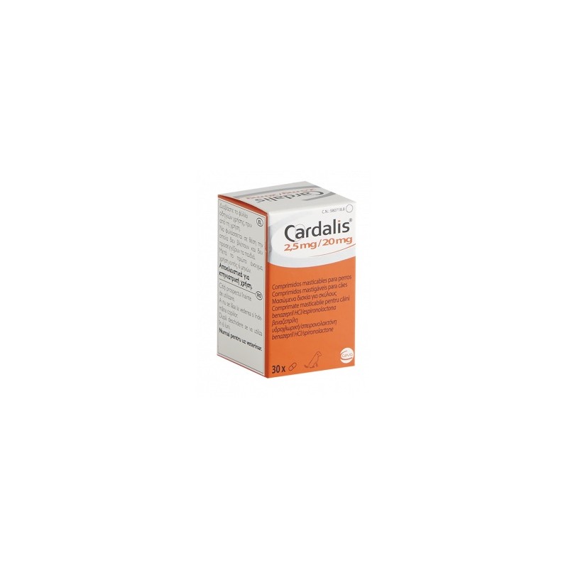 CARDALIS S 2.5MG/20MG 30 COMPRIMIDOS