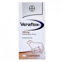 Veraflox perro 120 Mg 7 Comp