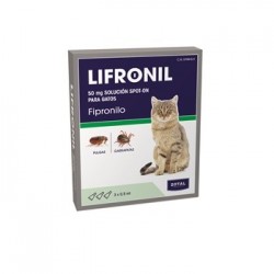 Lifronil Gatos 50 Mg 3 Pipetas