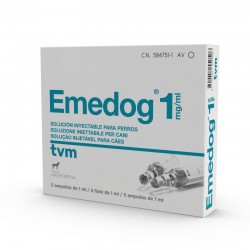 EMEDOG 1 MG ML SOL INY 5X1 ML